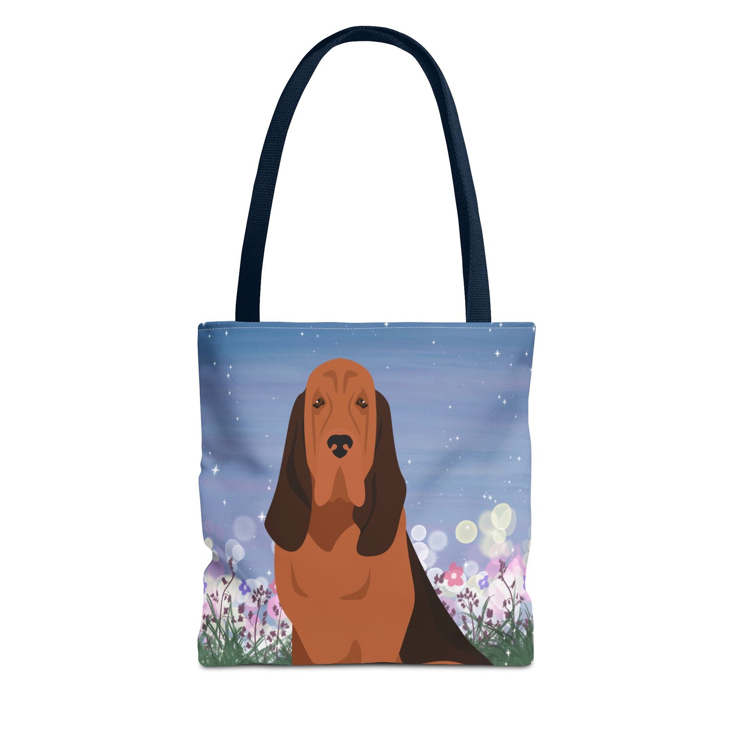Bloodhound Dog Tote Bag 13x13