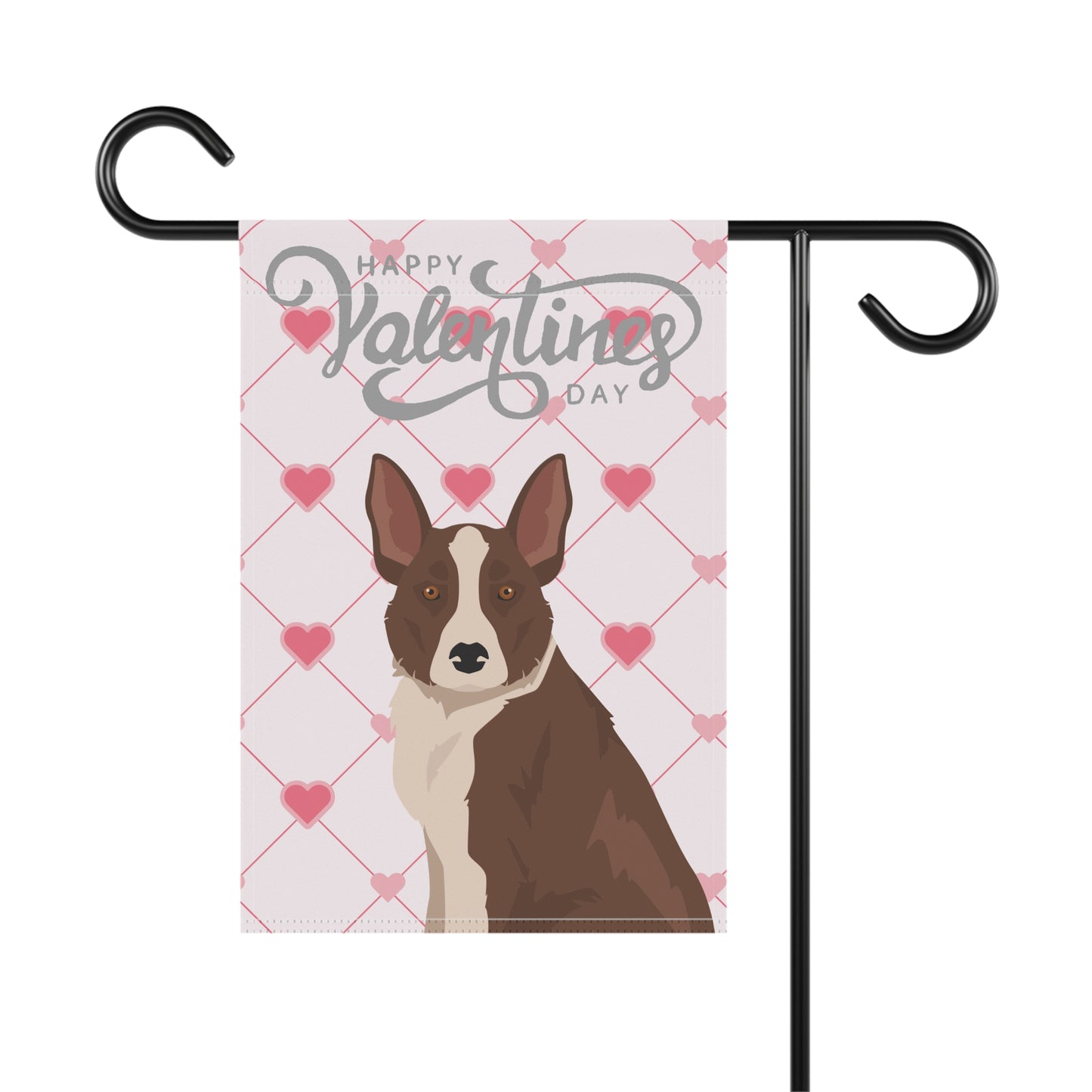 McNab Dog Valentines Day Garden Flag