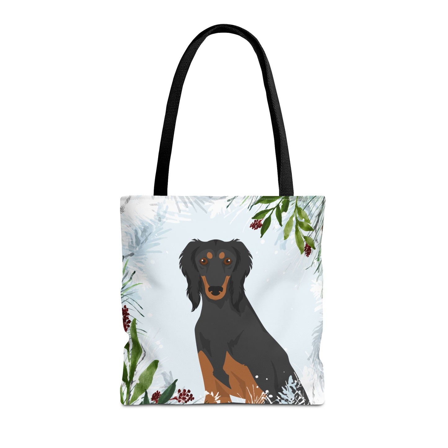 Saluki Dog Christmas Holiday Tote Bag 16x16