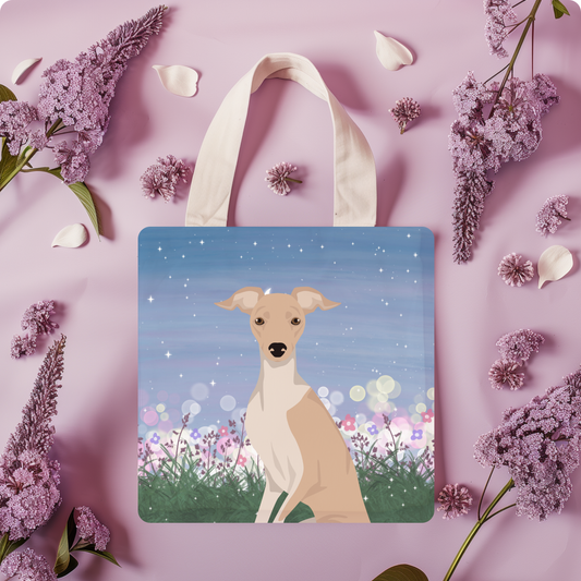 Italian Greyhound Dog Tote Bag 13x13