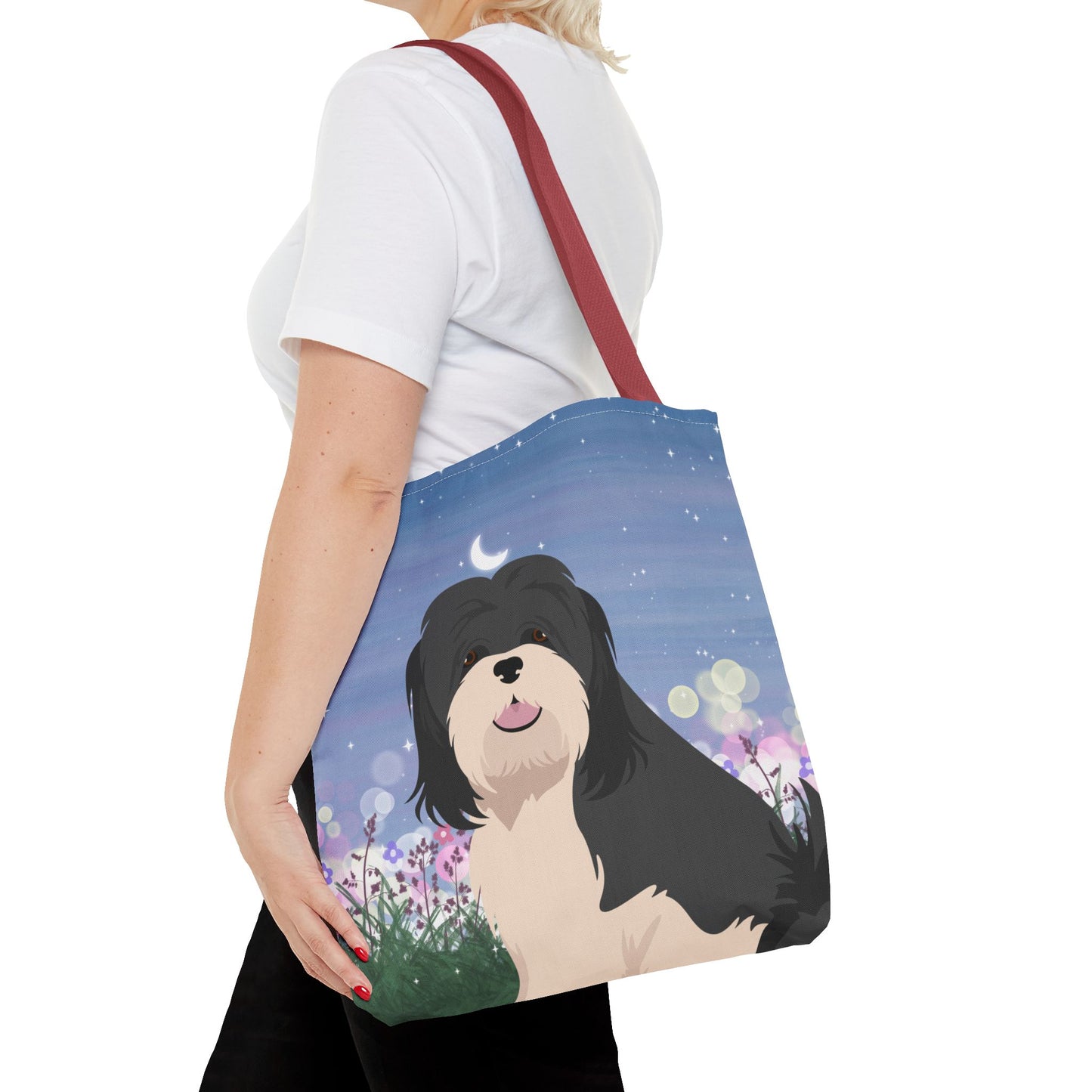 Lhasa Apso Dog Tote Bag 16x16