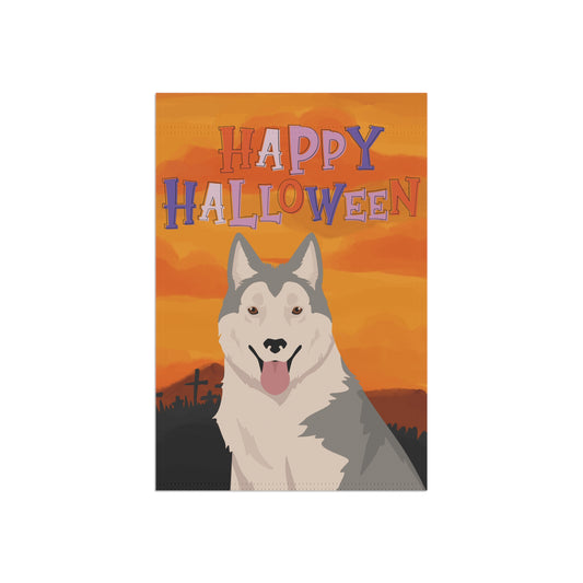 Northern Inuit Dog Dog Halloween Garden Flag