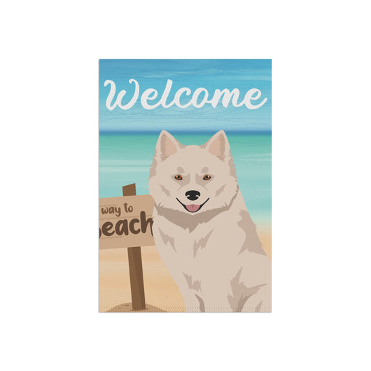Nenets Herding Laika Dog Garden Flag