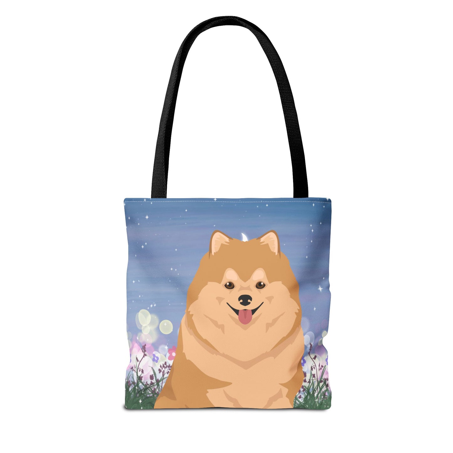 Pomeranian Dog Tote Bag 13x13