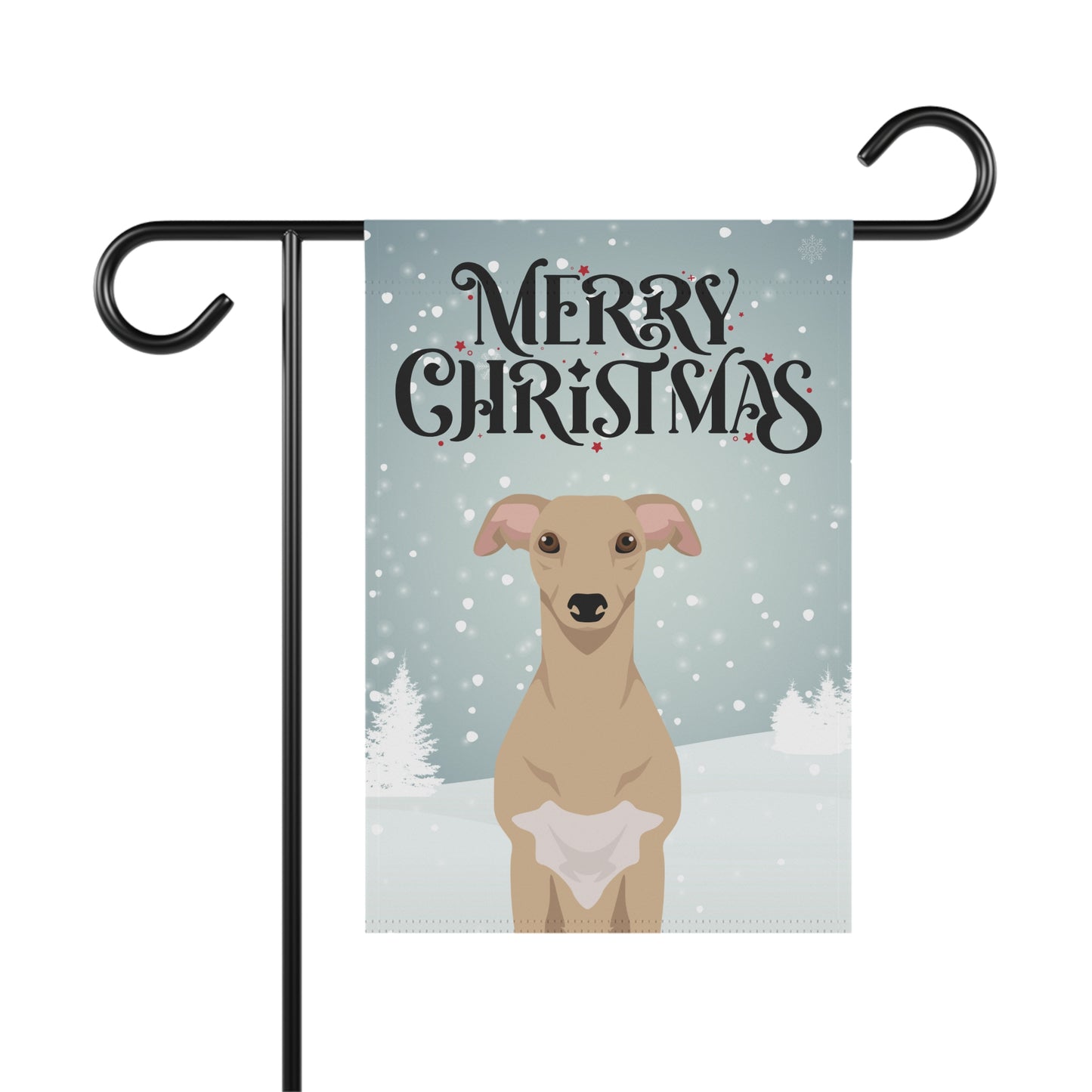 Whippet Dog Garden Flag