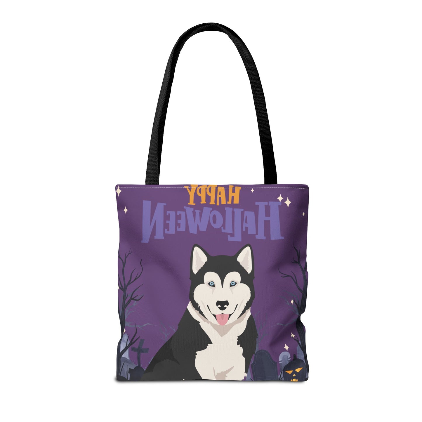 Canadian Inuit Dog Dog Happy Halloween Tote Bag 16x16