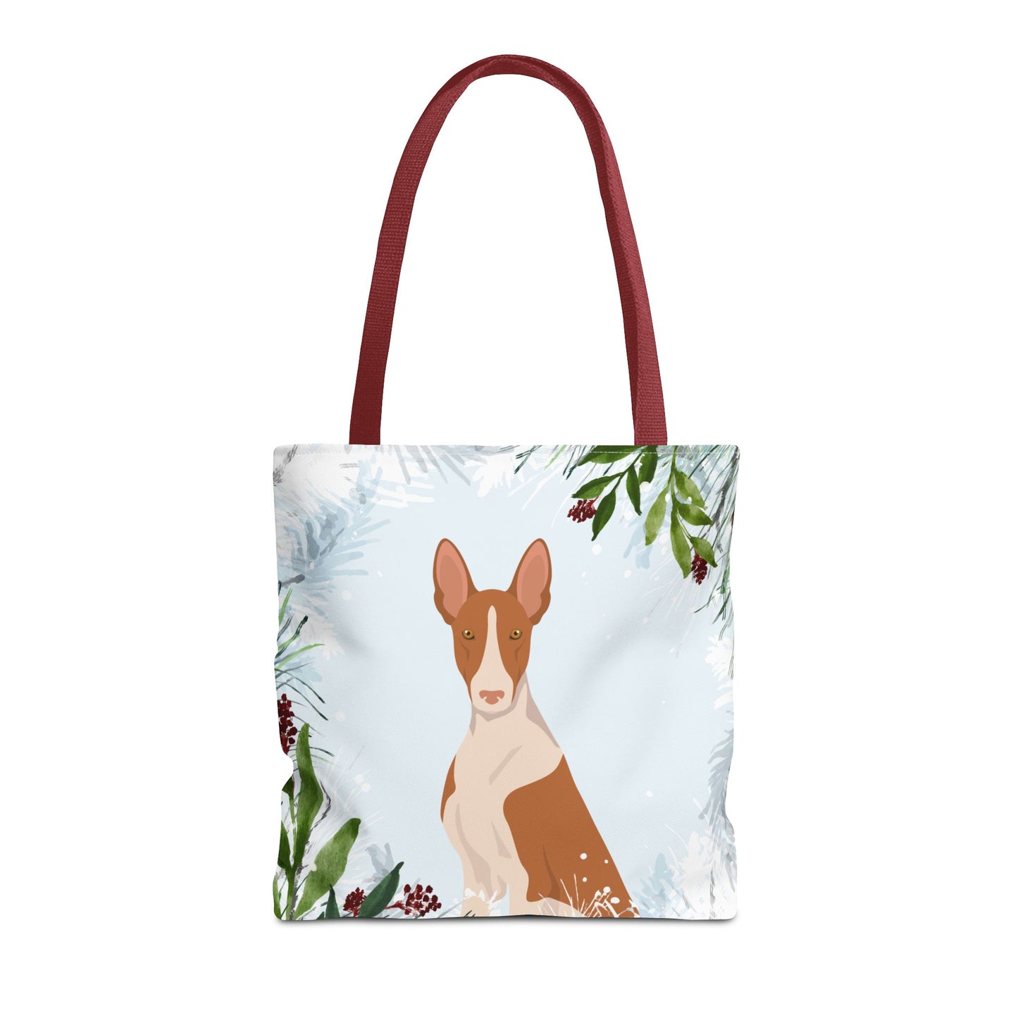 Ibizan Hound Dog Christmas Holiday Tote Bag 16x16