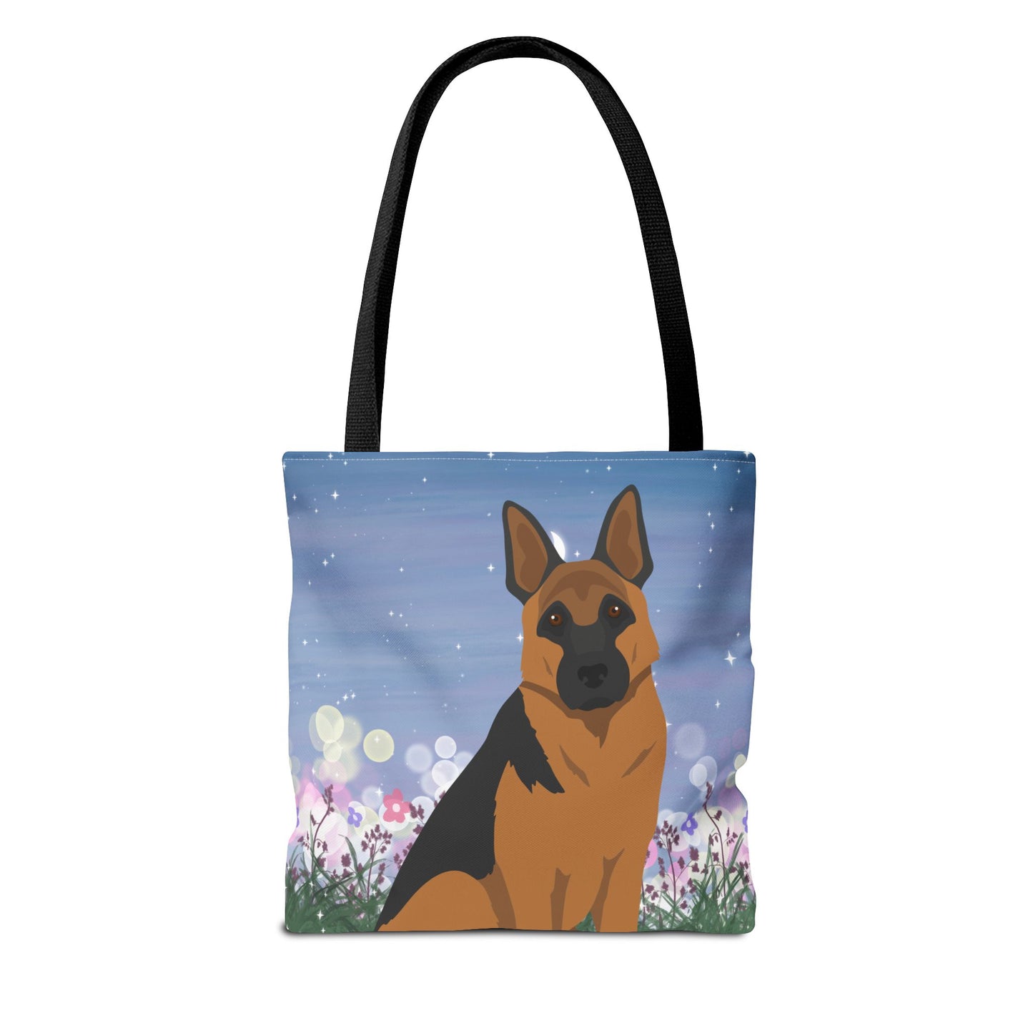 German Shepherd Dog Tote Bag 13x13