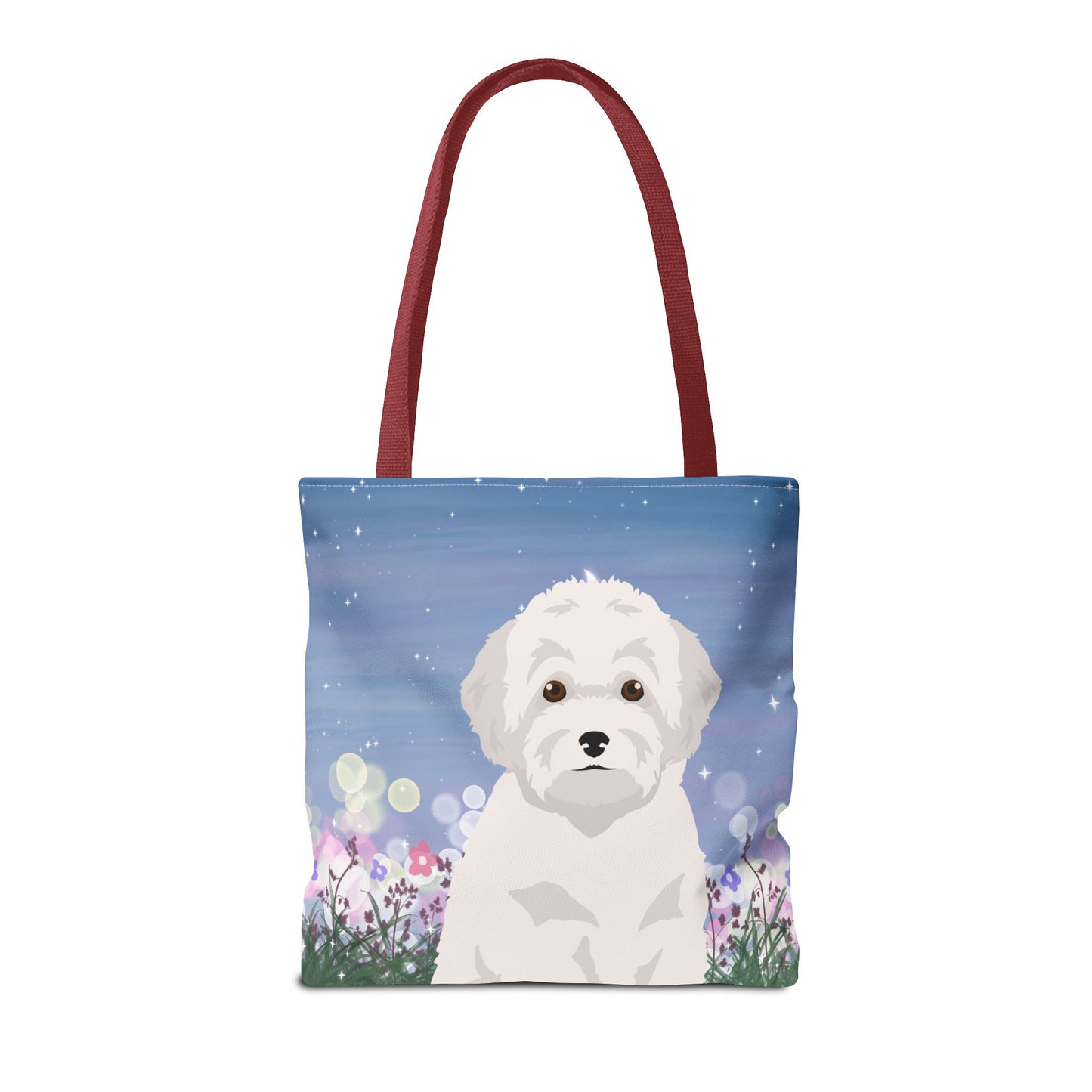 Toy Poodle Dog Tote Bag 16x16