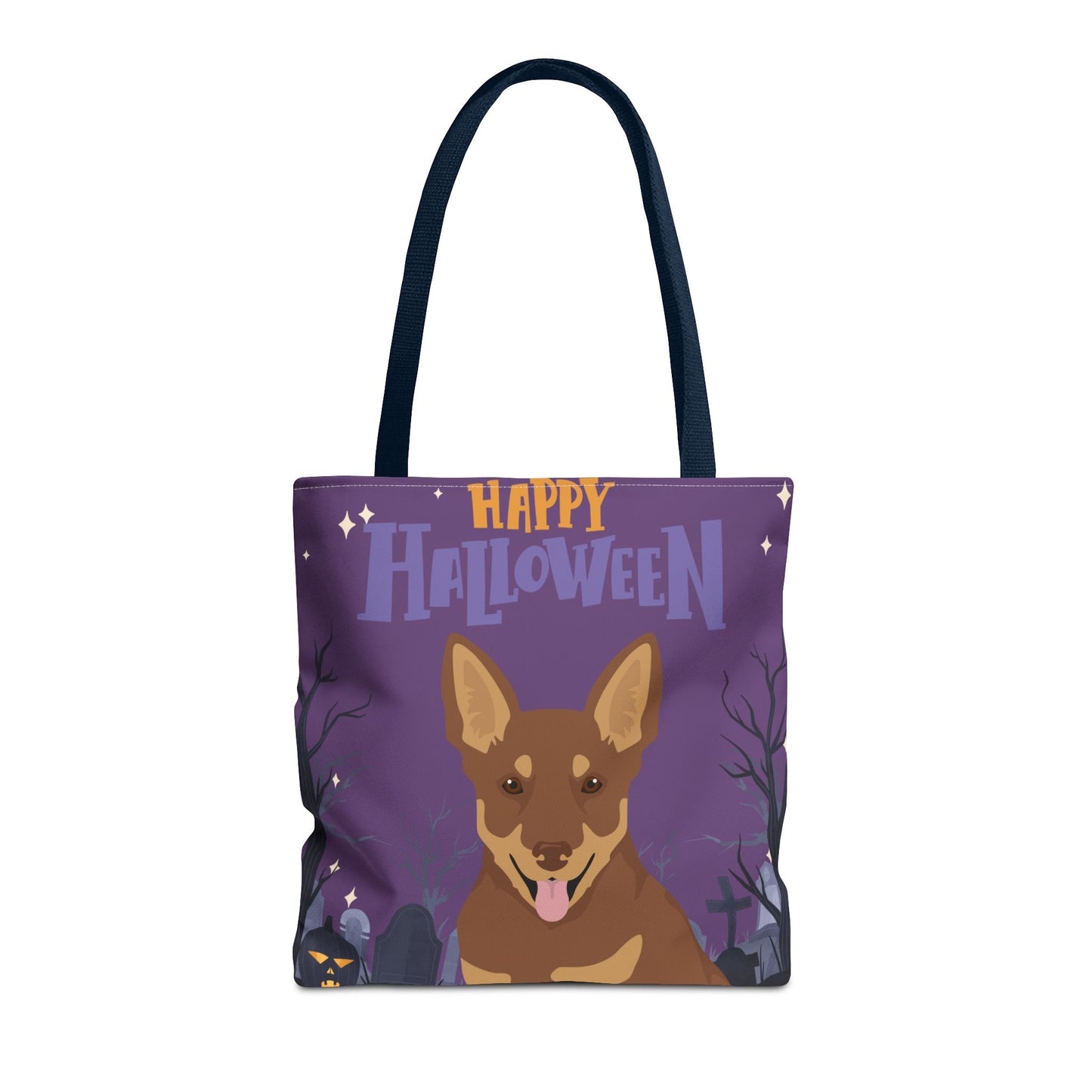 Lancashire Heeler Dog Happy Halloween Tote Bag 16x16