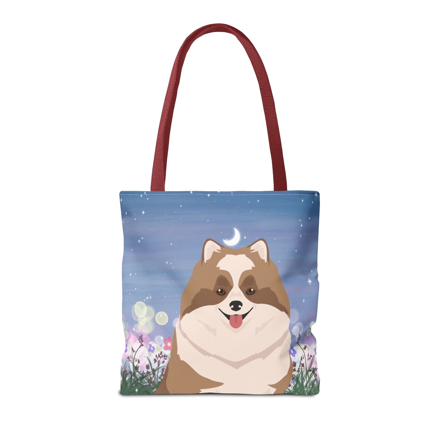 Pomeranian Dog Tote Bag 16x16