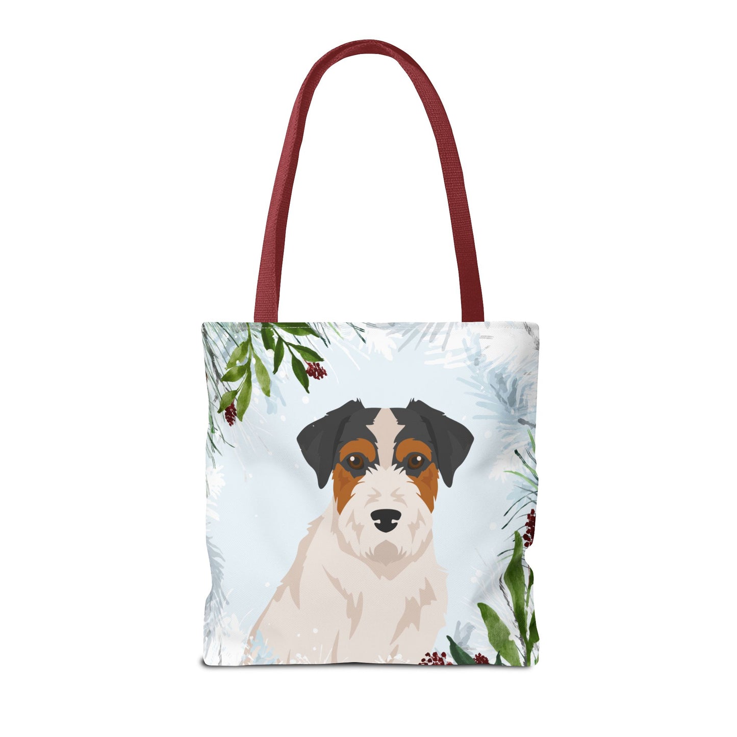 Jack Russell terrier Dog Christmas Holiday Tote Bag 16x16