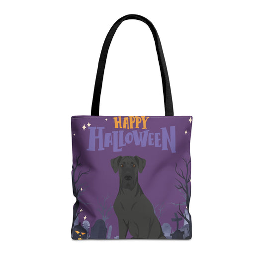 Great Dane Dog Happy Halloween Tote Bag 16x16