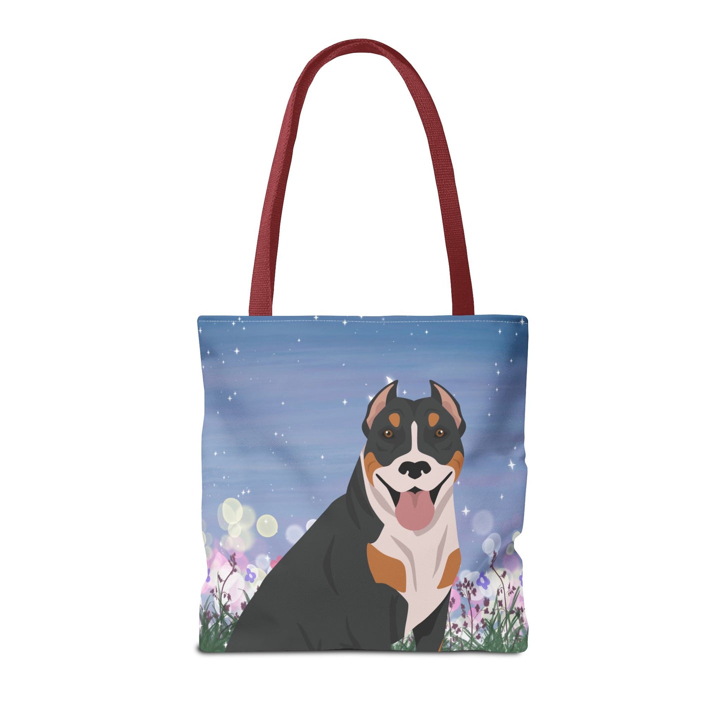 Pit Bull Dog Tote Bag 16x16