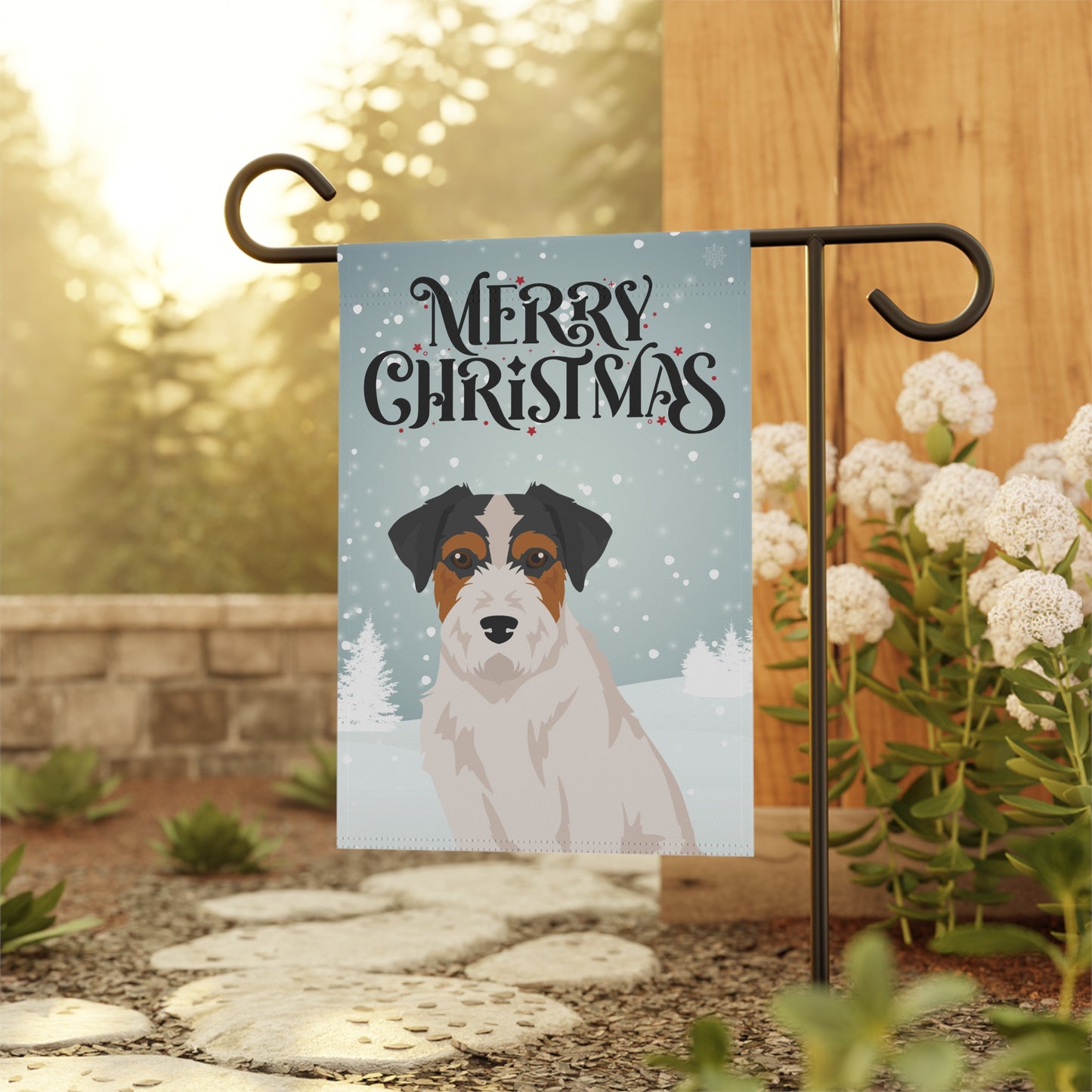 Jack Russell Terrier Dog Garden Flag