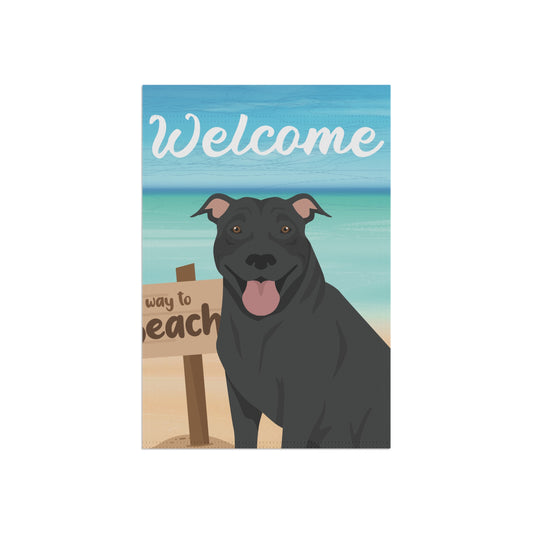 Pit Bull Dog Garden Flag