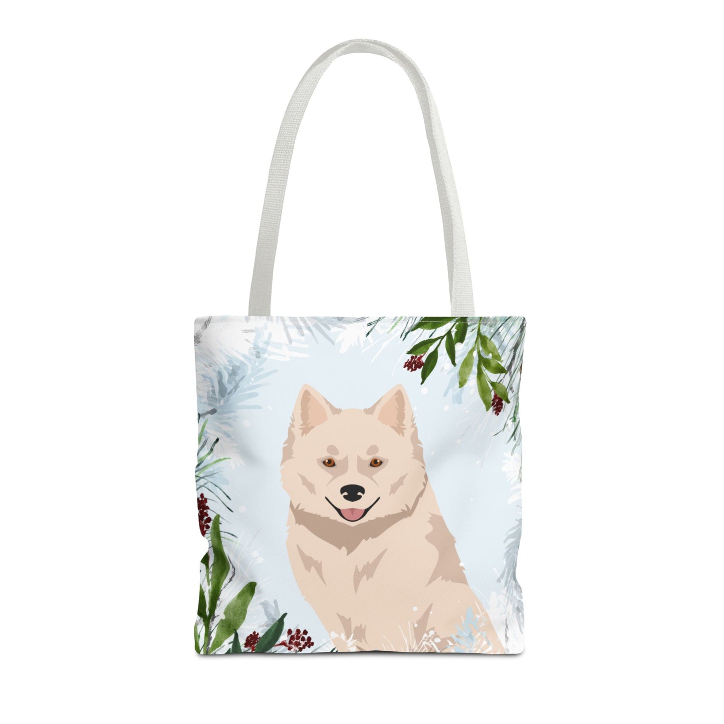 Nenets Herding Laika Dog Christmas Holiday Tote Bag 16x16