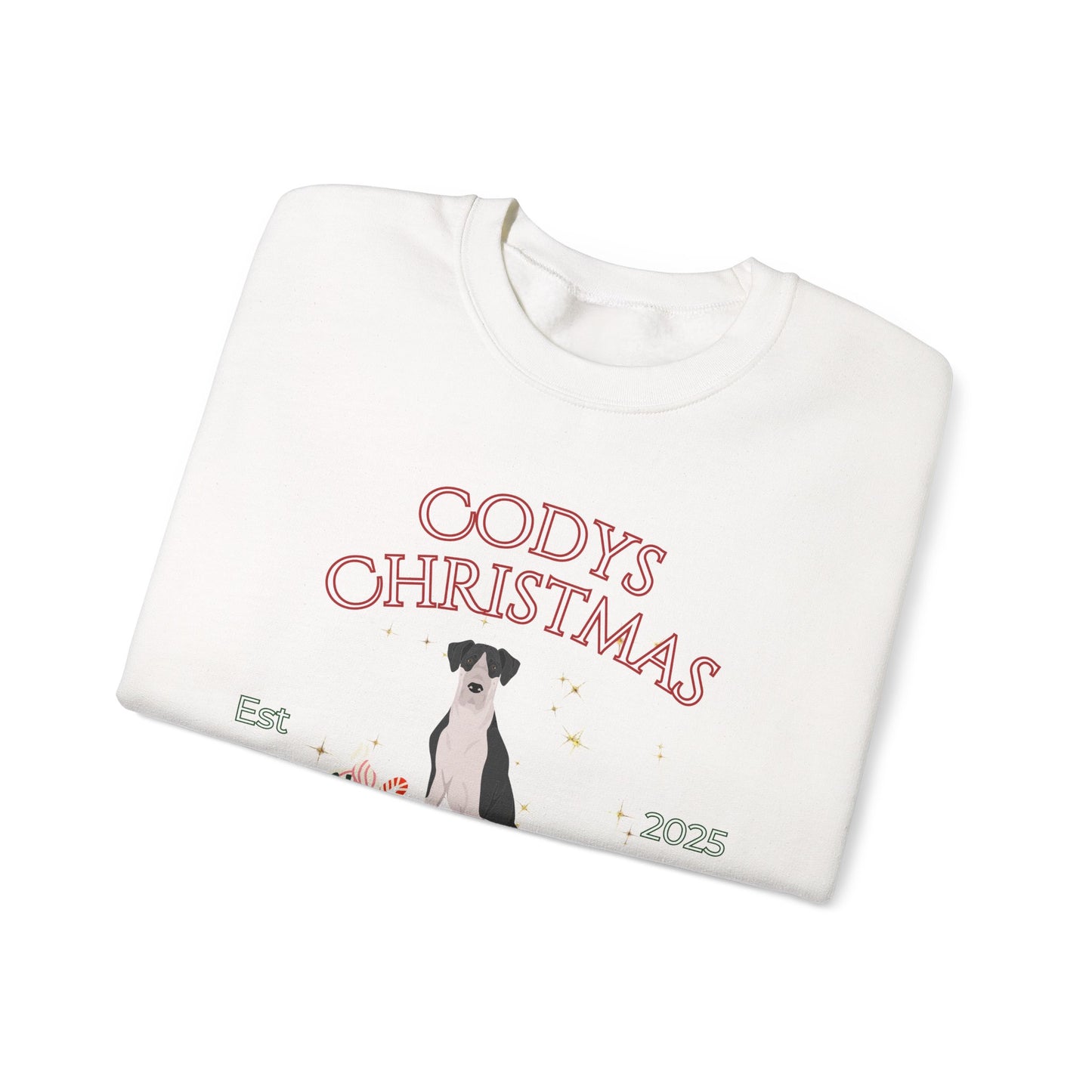 Great Dane Dog Christmas Social Club Unisex Heavy Blend Crewneck Sweatshirt Custom Name