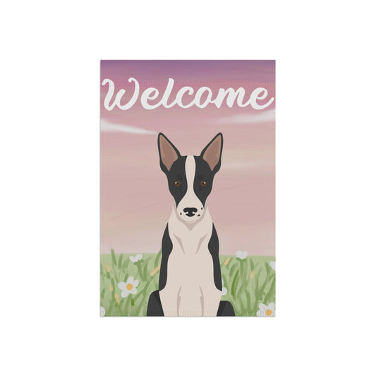 Border Collie Dog Welcome Garden Flag