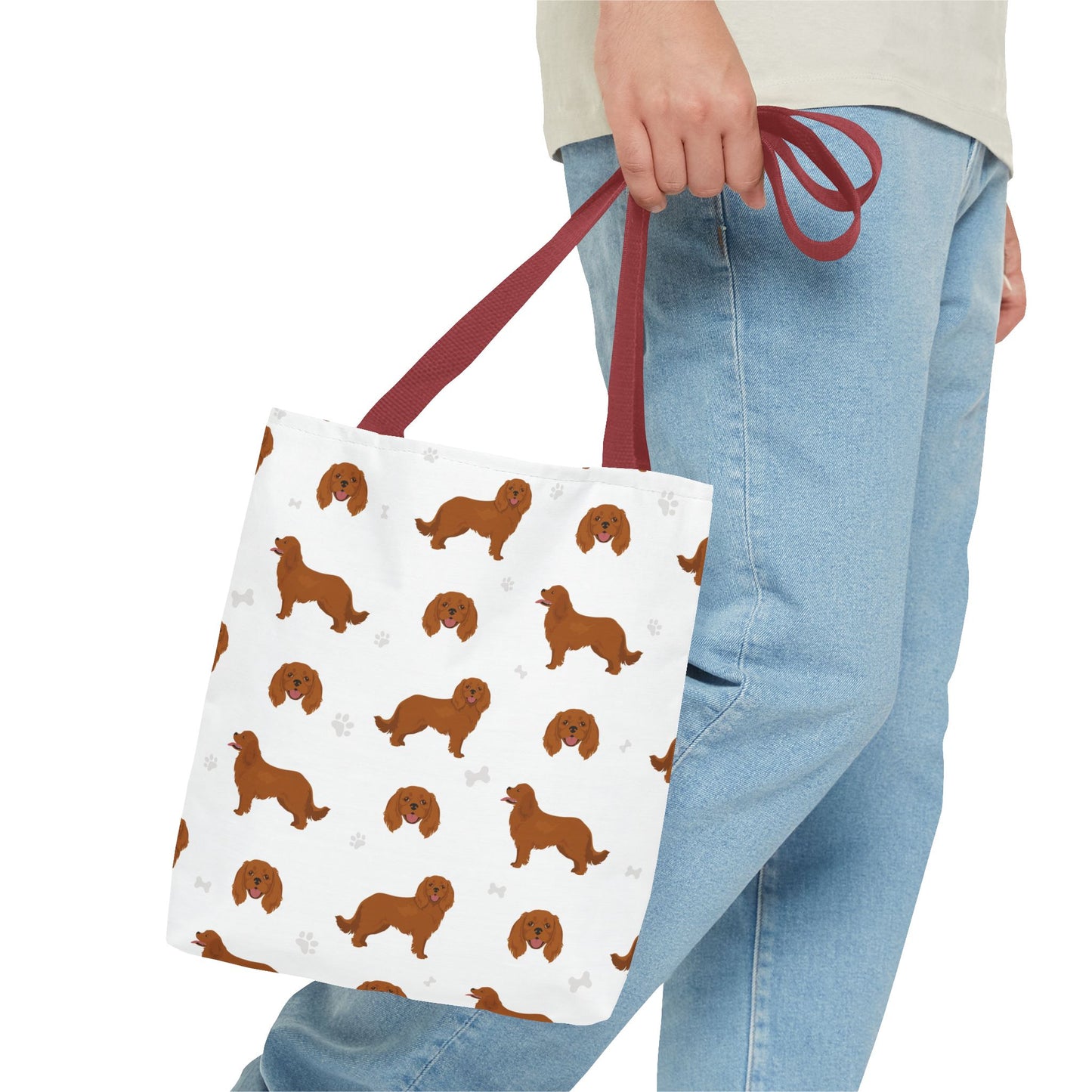 Cavalier King Charles Spaniel Dog Tote Bag