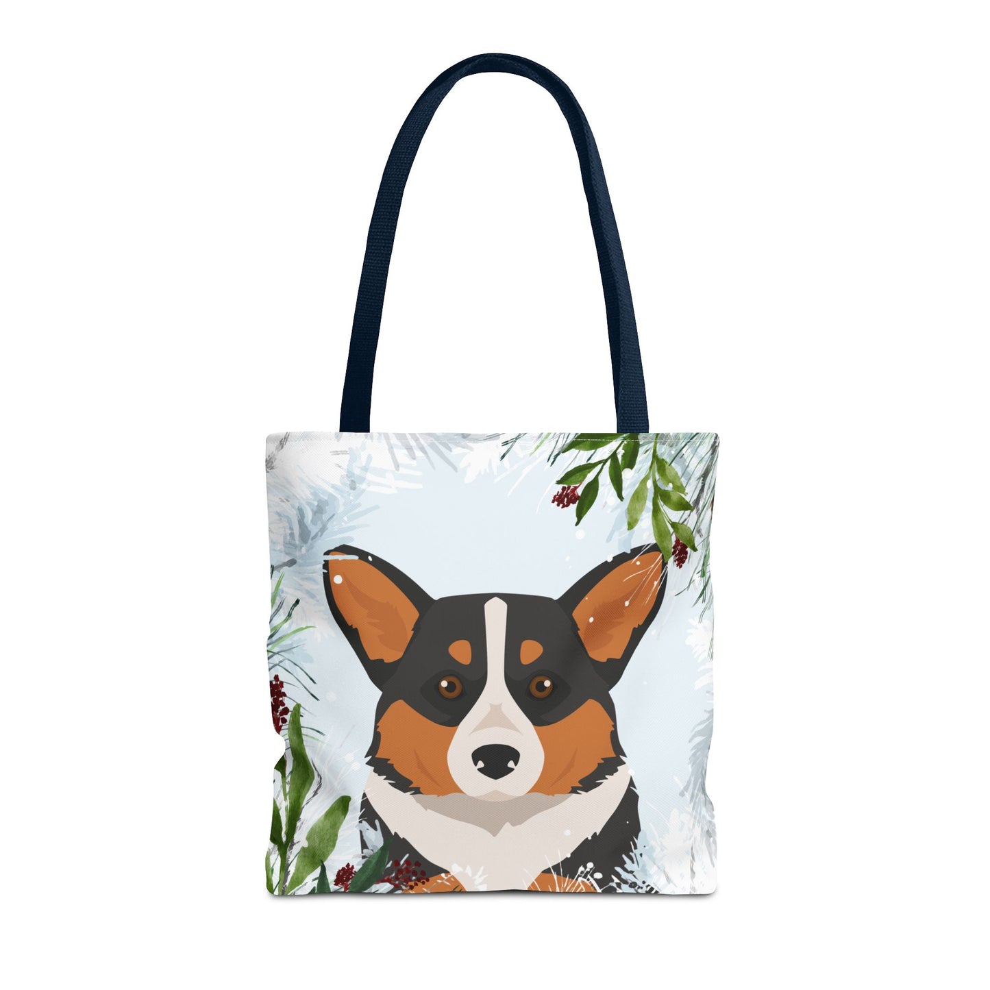Pembroke Welsh Corgi Dog Christmas Holiday Tote Bag 16x16