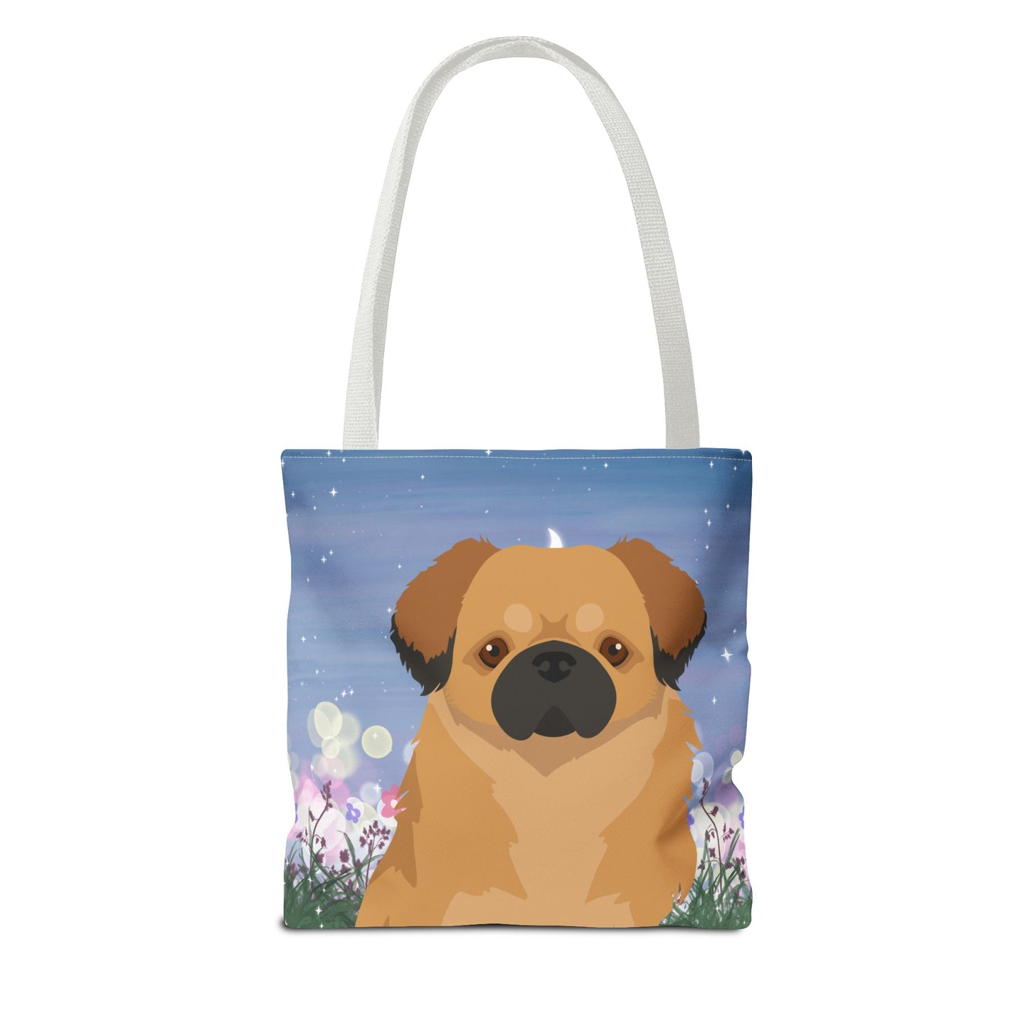 Tibetan Spaniel Dog Tote Bag 13x13