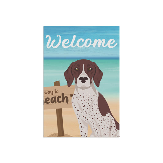 German Shorthaired Pointer Dog Garden Flag