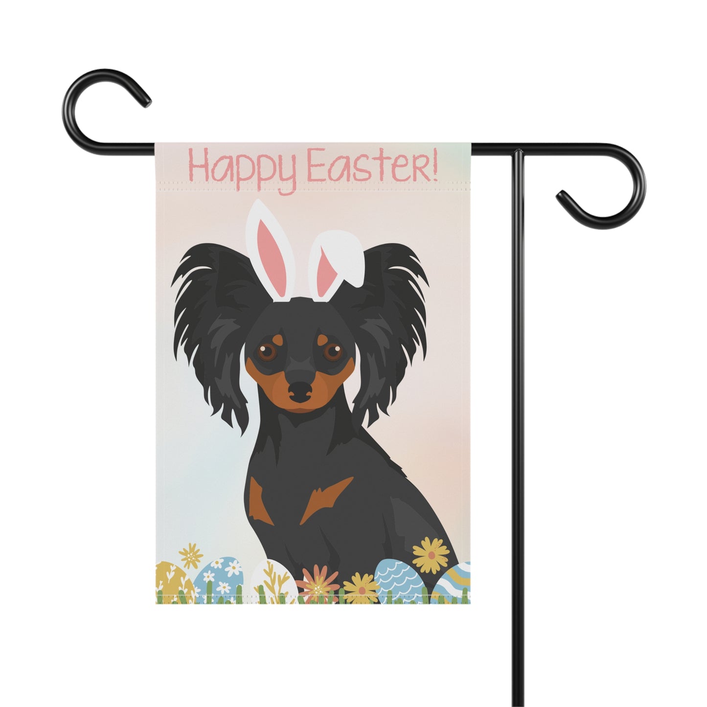 Russian Toy Happy Easter Garden Flag