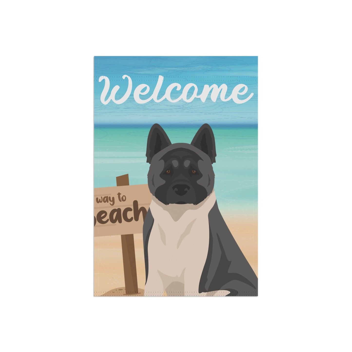 American Akita Dog Garden Flag