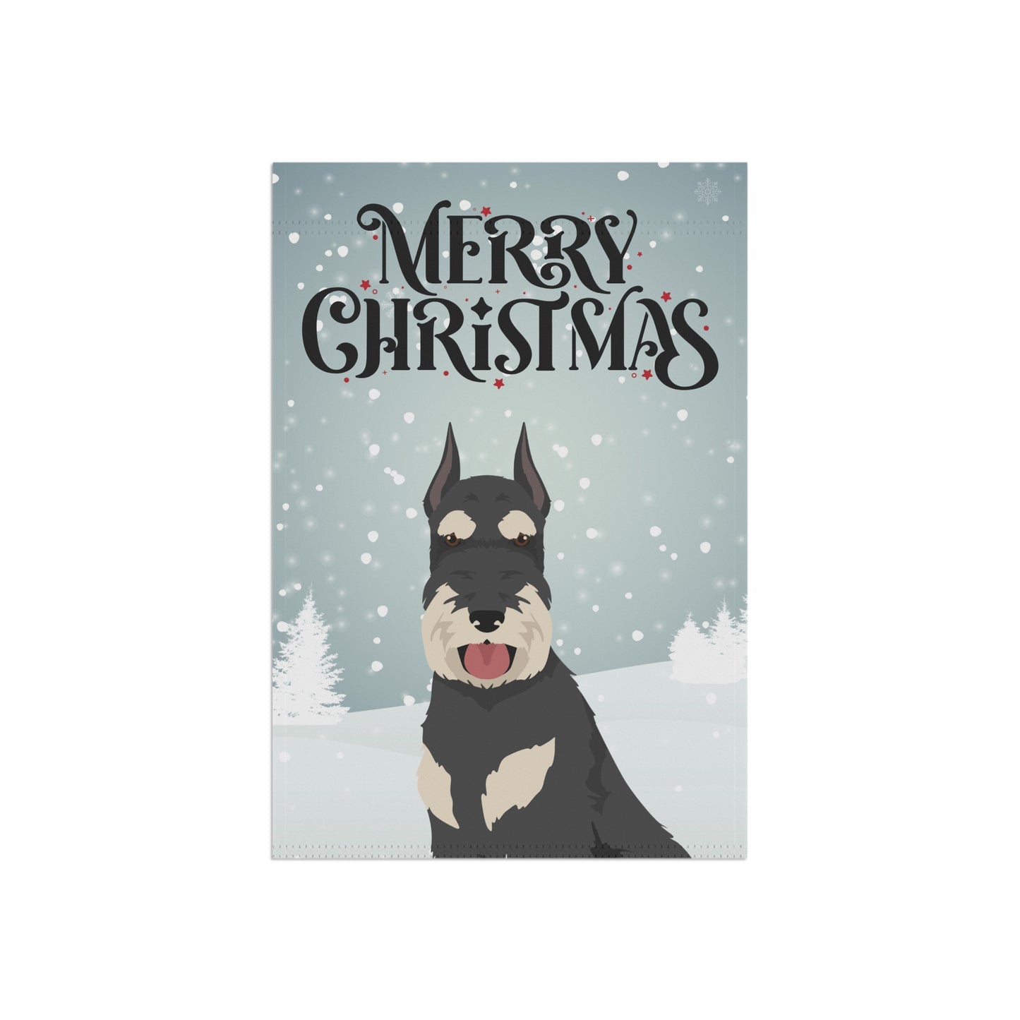 Schnauzer Dog Garden Flag