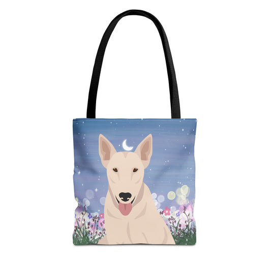 Bull Terrier Dog Tote Bag 13x13