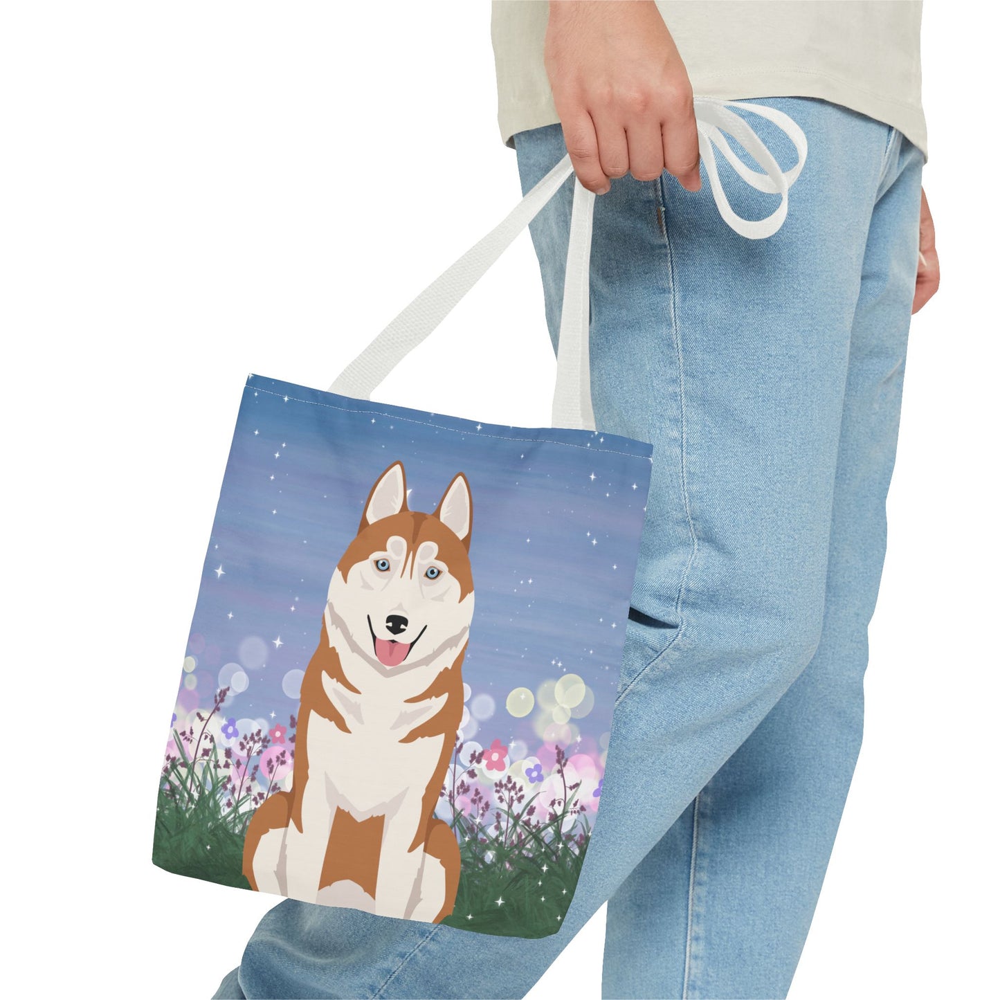 Siberian Husky Dog Tote Bag 13x13