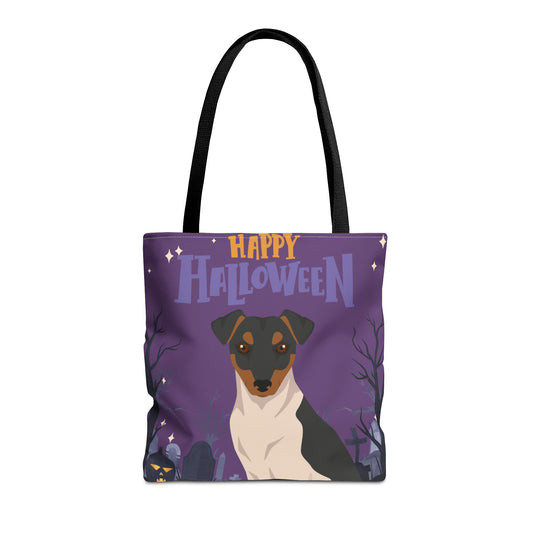 Brazilian Terrier Dog Happy Halloween Tote Bag 16x16