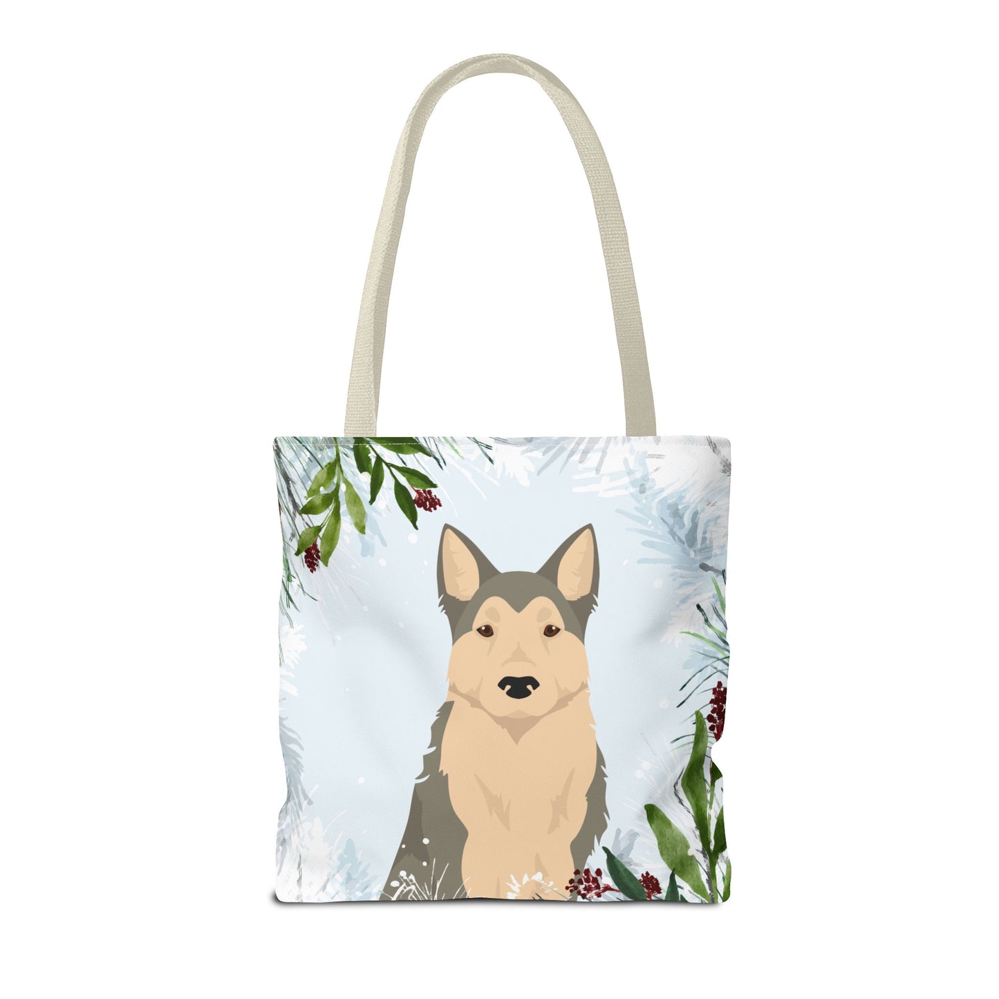 West Siberian Laika Dog Christmas Holiday Tote Bag 16x16