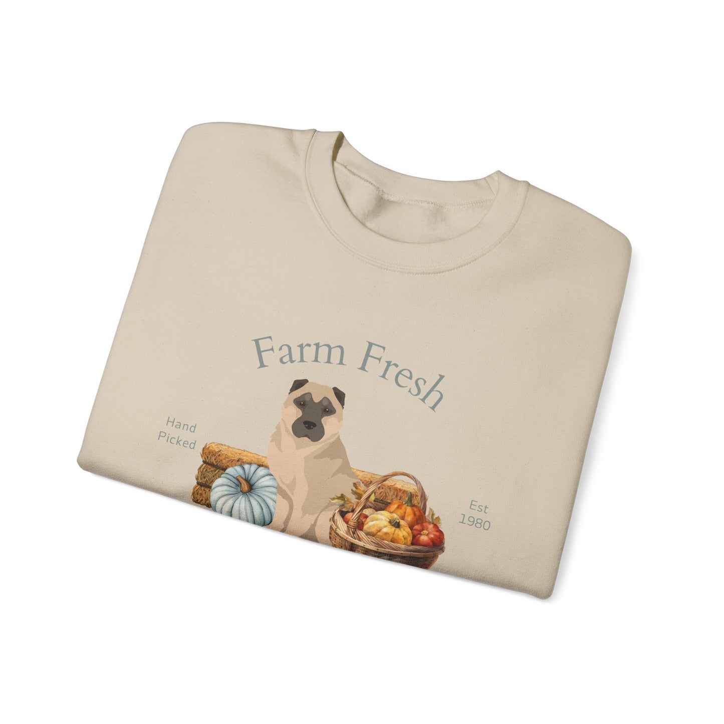 Armenian Gampr Dog Fall Farm Fresh Unisex Heavy Blend Crewneck Sweatshirt
