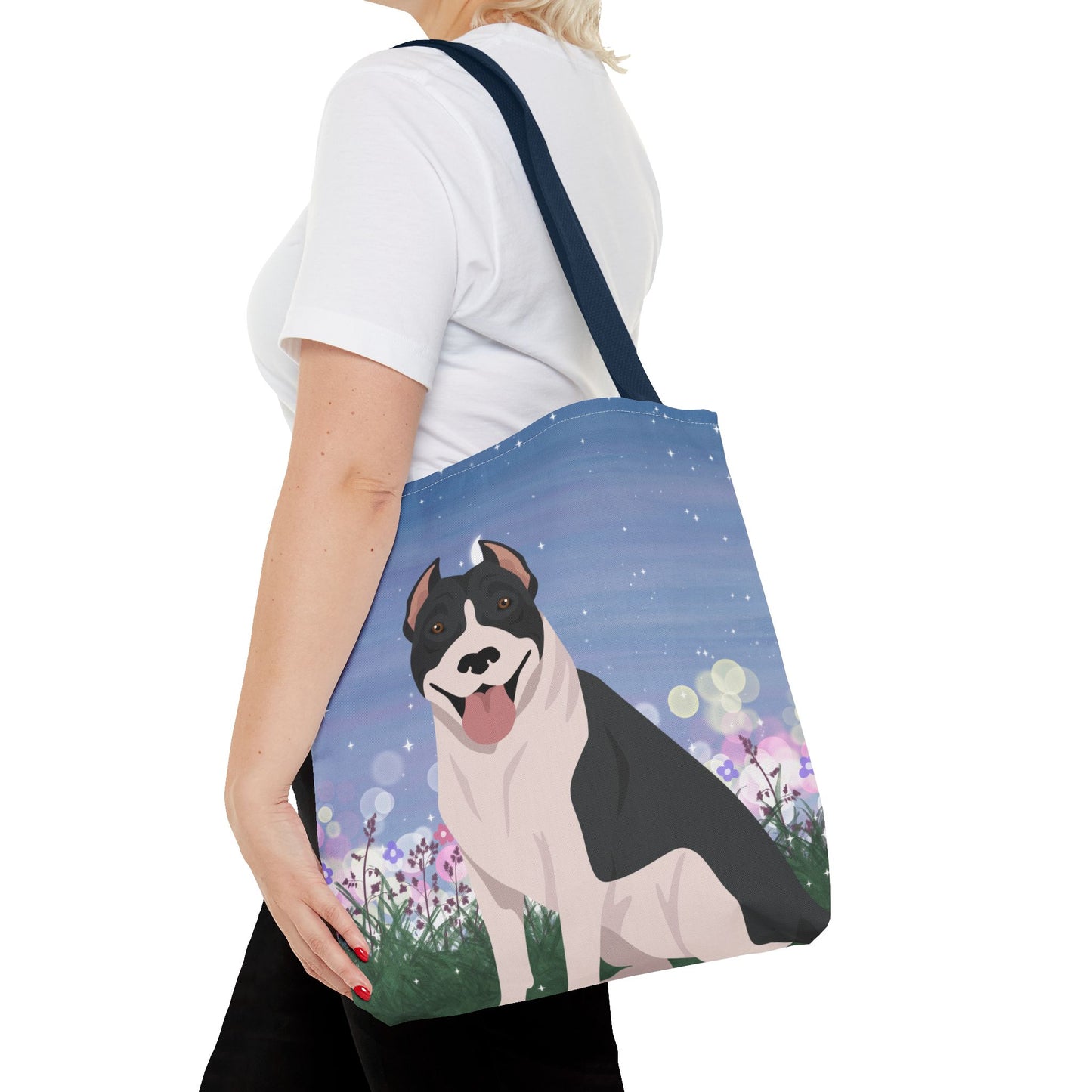 Pit Bull Dog Tote Bag 16x16