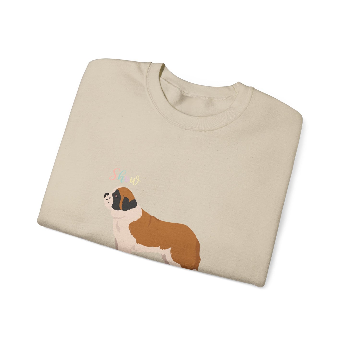 St Bernard Dog Unisex Heavy Blend Crewneck Sweatshirt