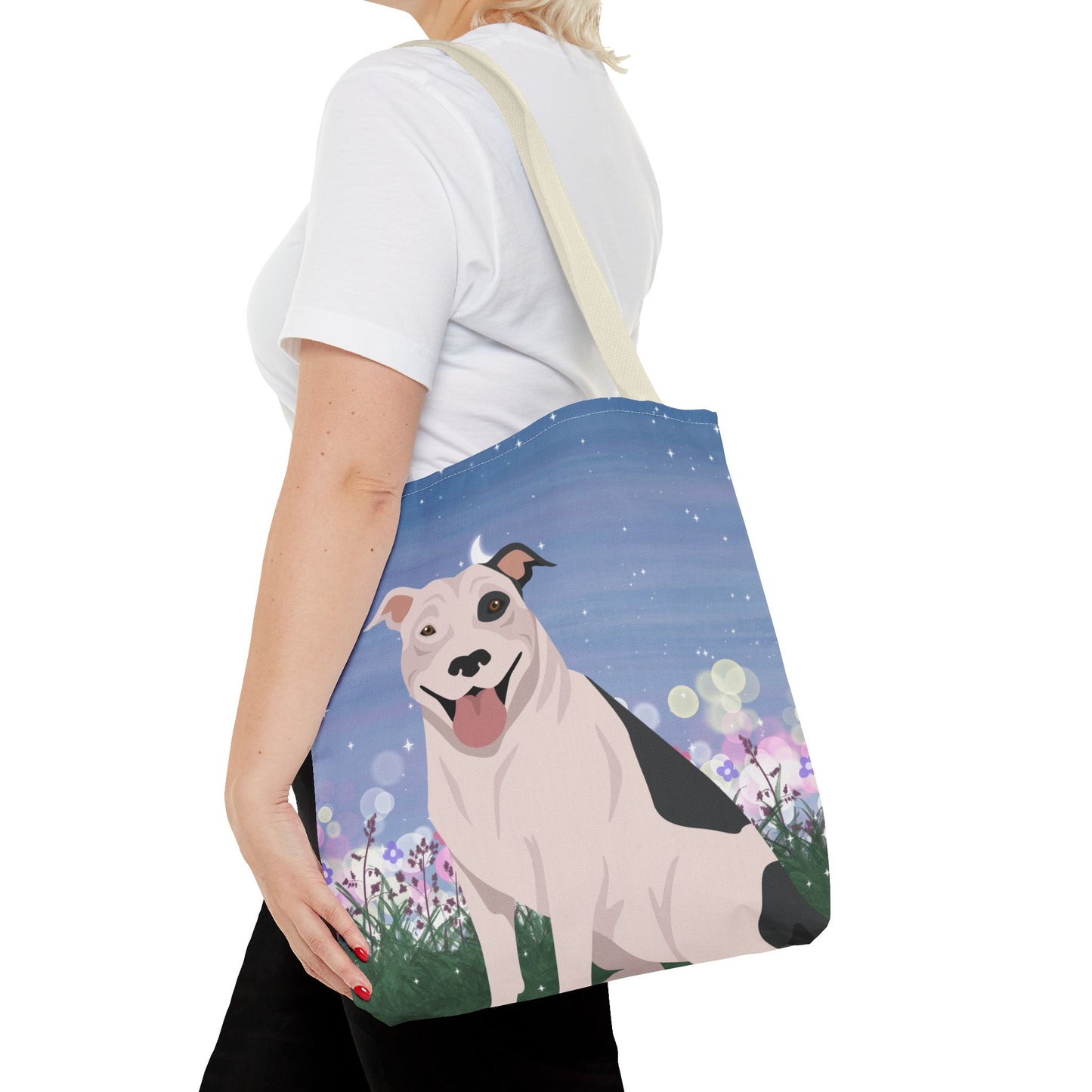Pit Bull Dog Tote Bag 16x16