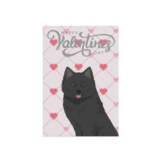 Nenets Herding Laika Dog Valentines Day Garden Flag