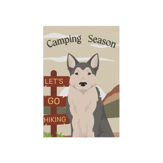 West Siberian Laika Dog Camping Garden Flag