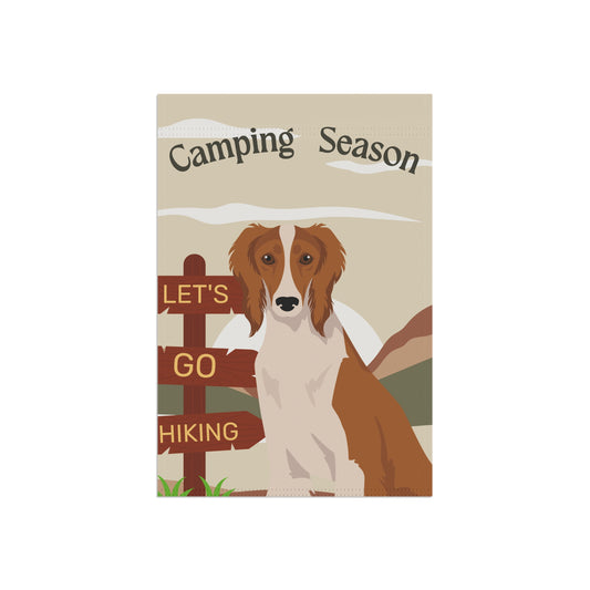 Saluki Dog Camping Garden Flag