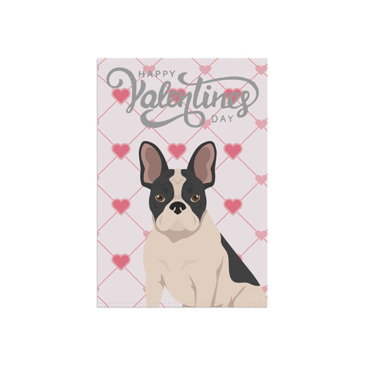 French Bulldog Dog Valentines Day Garden Flag