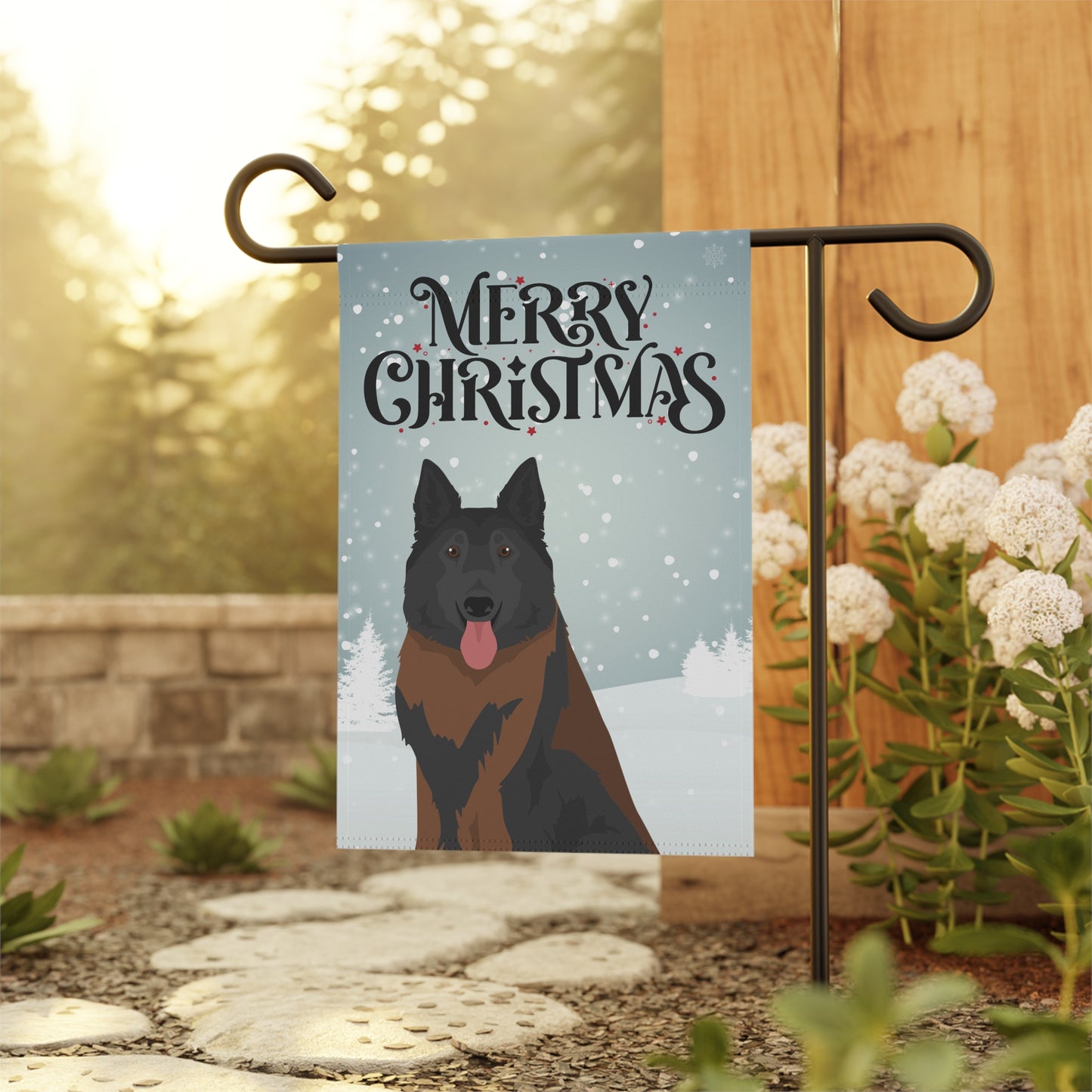 Belgian Tervuren Dog Garden Flag