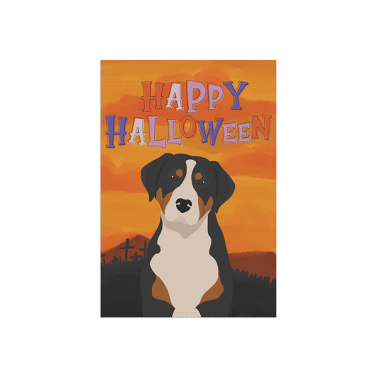 Greater Swiss Mountain Dog Dog Halloween Garden Flag