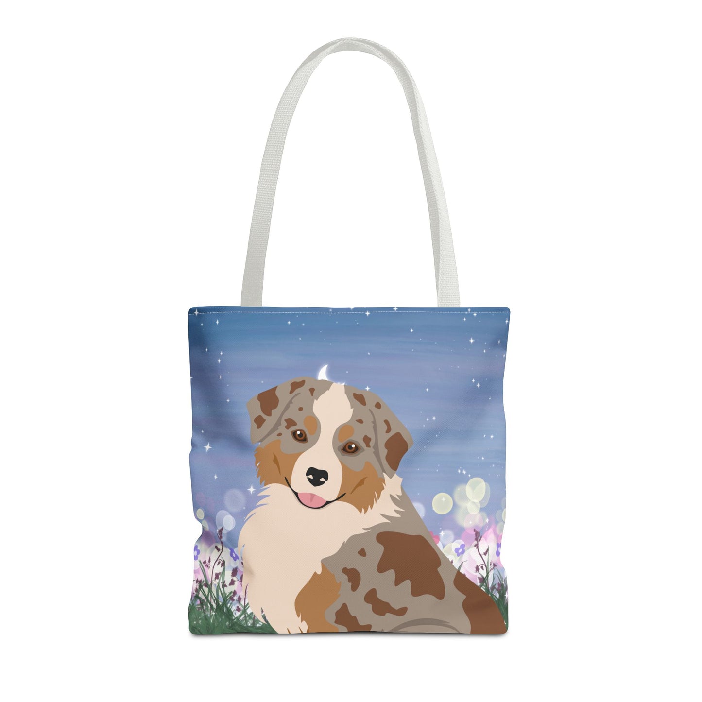Miniature American Shepherd Dog Tote Bag 16x16