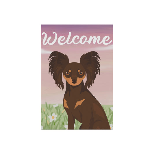 Russian Toy Dog Welcome Garden Flag