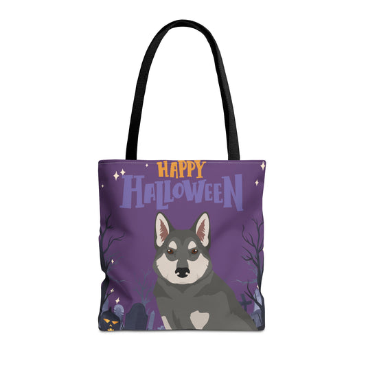 East Siberian Laika Dog Happy Halloween Tote Bag 16x16