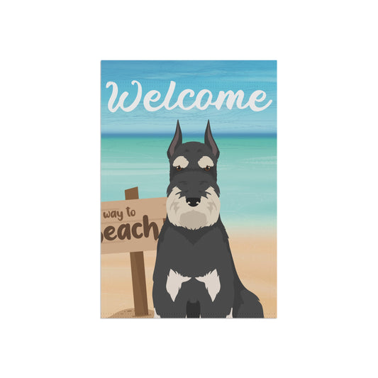Schnauzer Dog Garden Flag