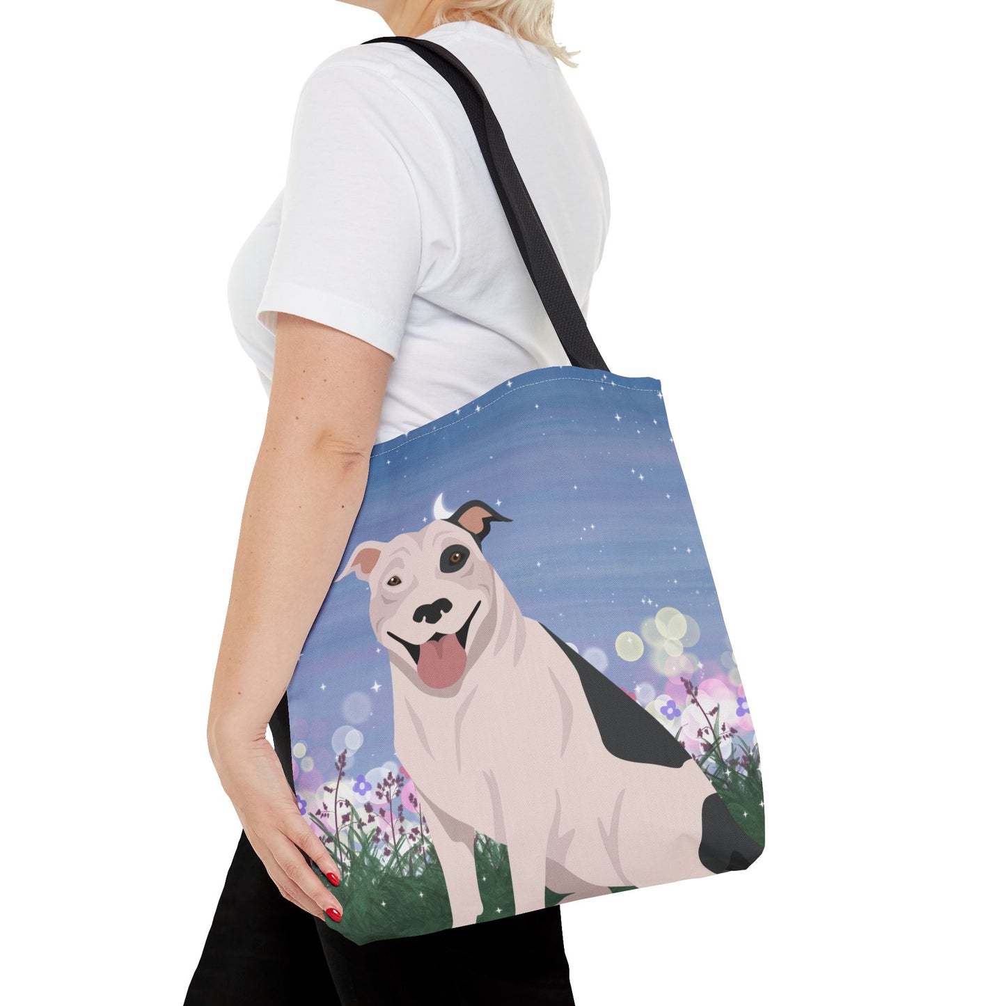 Pit Bull Dog Tote Bag 16x16