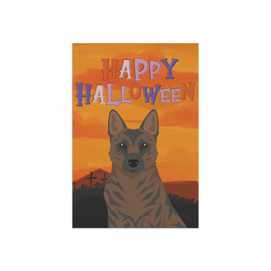 Kai Ken Dog Halloween Garden Flag